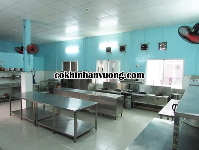 Gia công thiết bị bếp trường mầm non