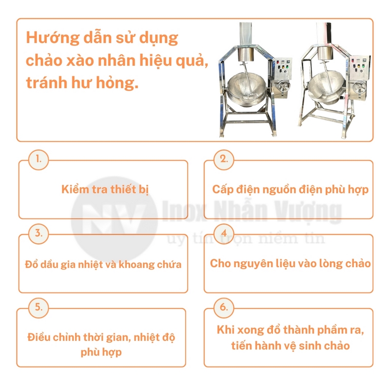 Hướng dẫn sử dụng chảo xào nhân hiệu quả, tránh hư hỏng